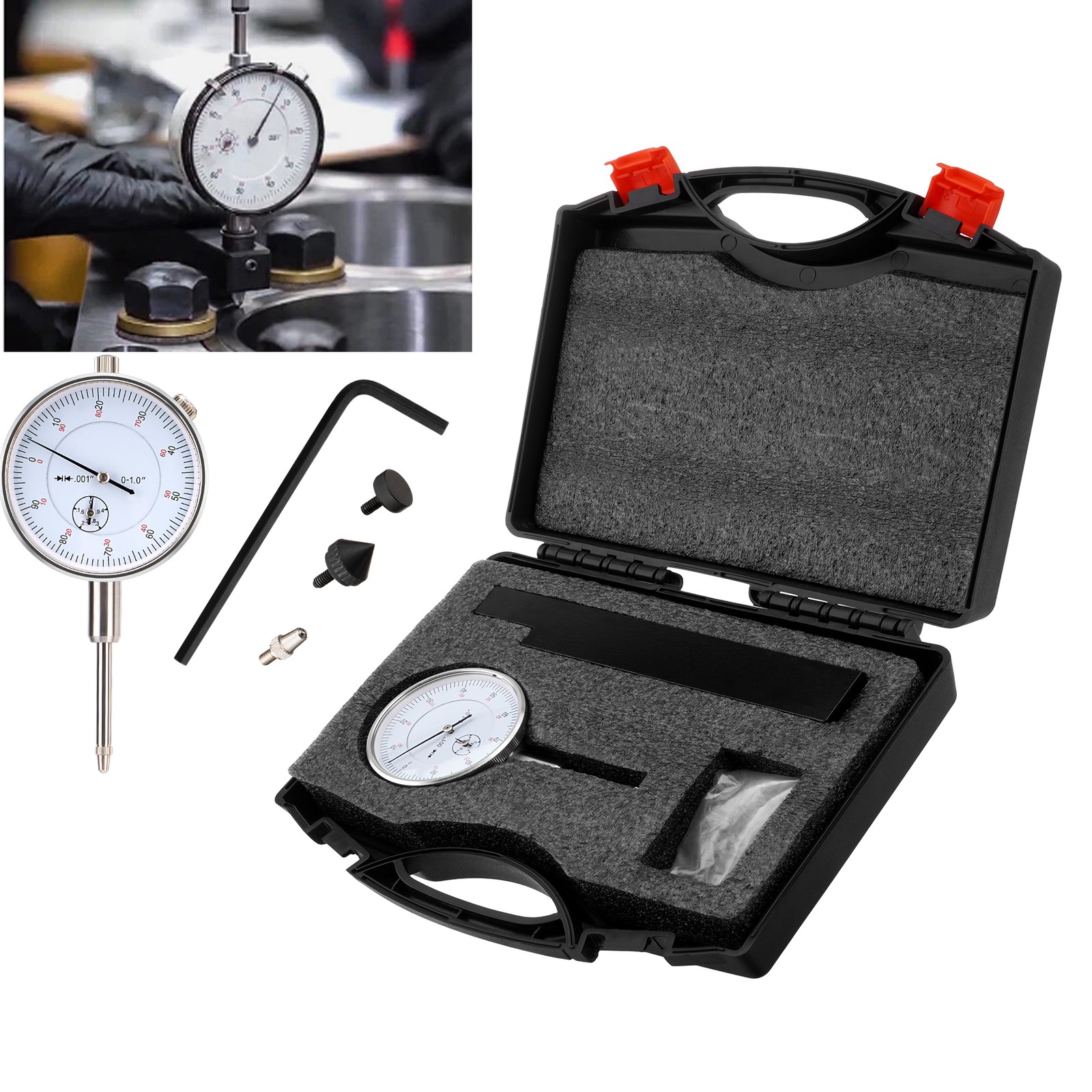6434 Sleeve Height and Counter Bore Gauge for All Diesel Engines 0-1.00″ Range