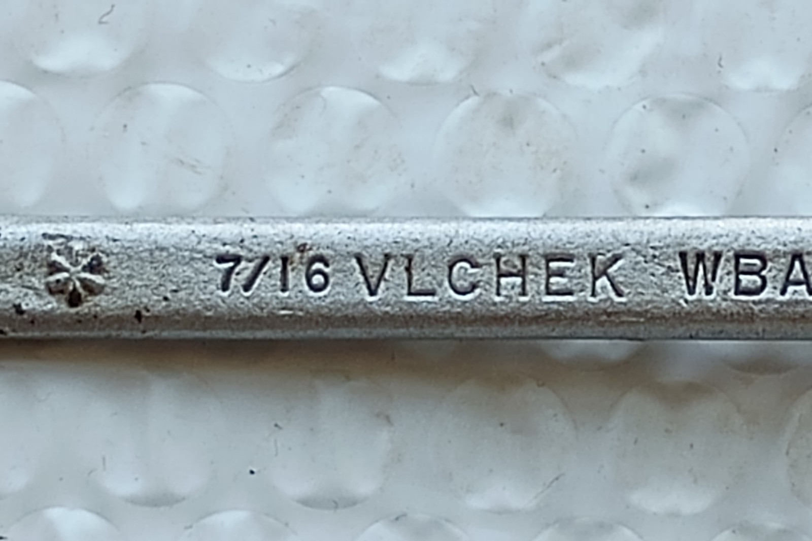 VLCHEK TOOLS WBA1214, 3/8″ x 7/16″ DOUBLE BOX WRENCH, 7.25″ LONG, 12 POINT *USA