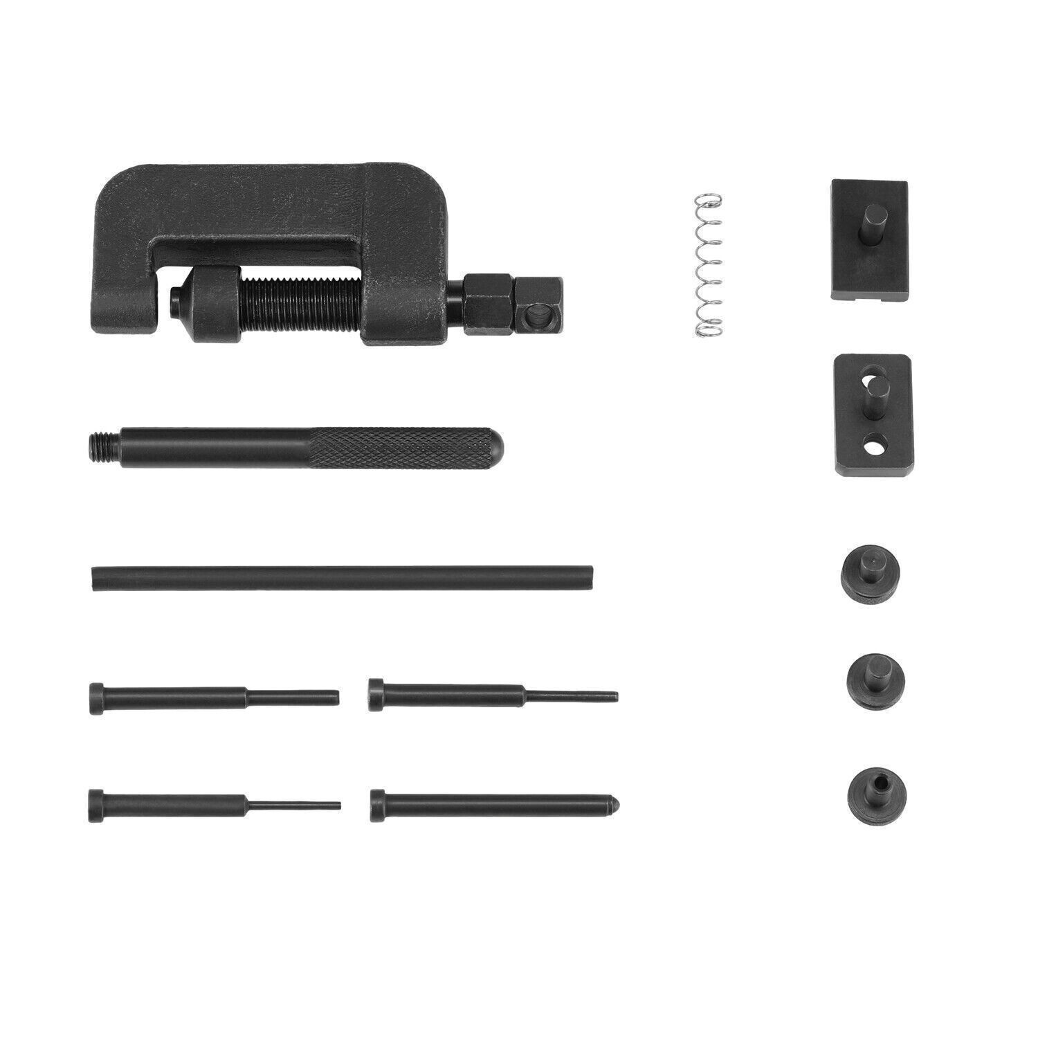 13PC Chain Cutter Rivet Tool Set Riveting Breaker ATV/Bike/Motorcycle/Cam Drive