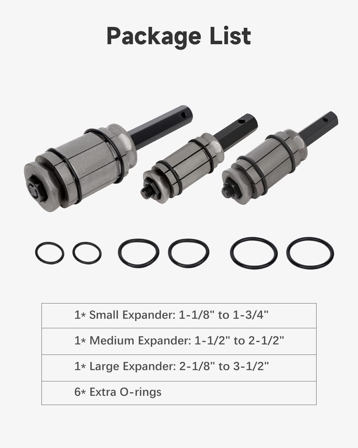 High-Quality 3-Piece Tail Pipe Expander for Vehicles & Trucks – Durable Design