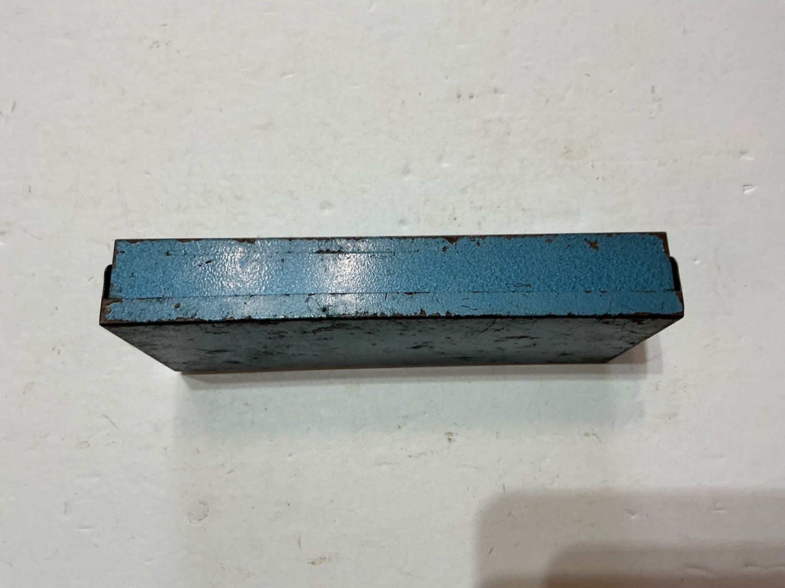Vtg S-K Wayne 13 pc 3/8″ drive socket set SAE 3/8″-7/8″ blue metal case USA made