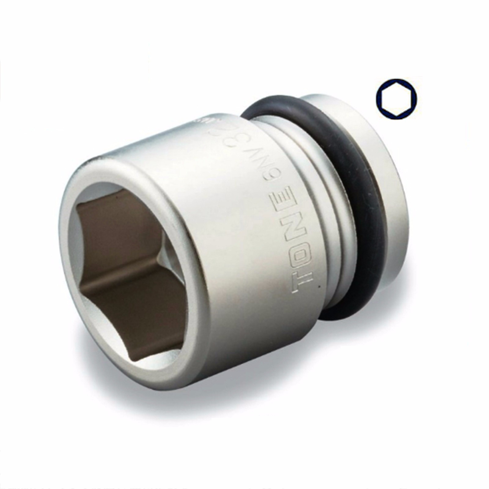 New 3/4″(19mm) Dr. Chrome Vanadium Steel 6-Point Metric Impact Socket 35-55mm