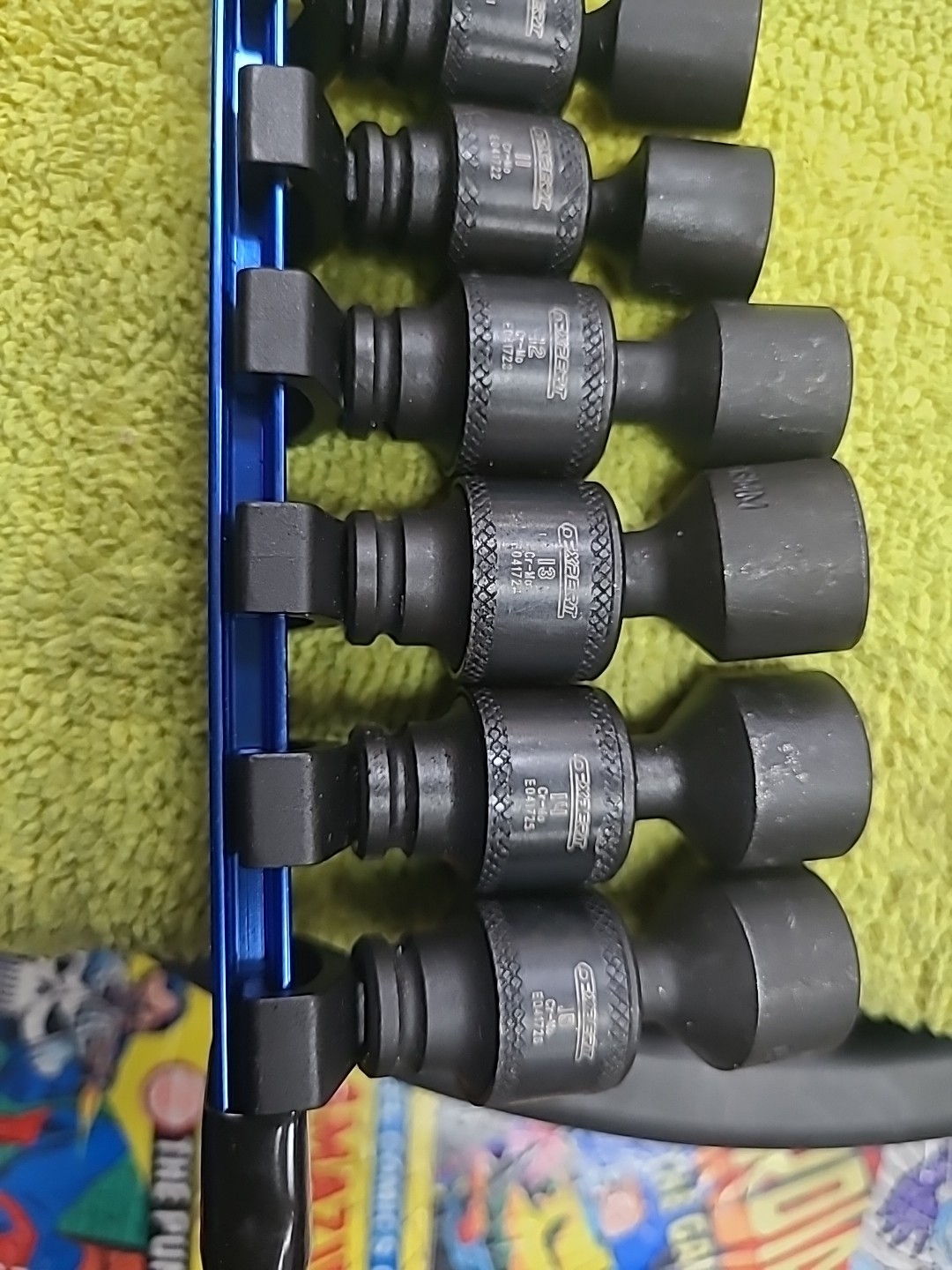 Expert CR-MO 6 Point Swivel Head Socket Set Metric Socket Set 5mm-15mm 12 Piece