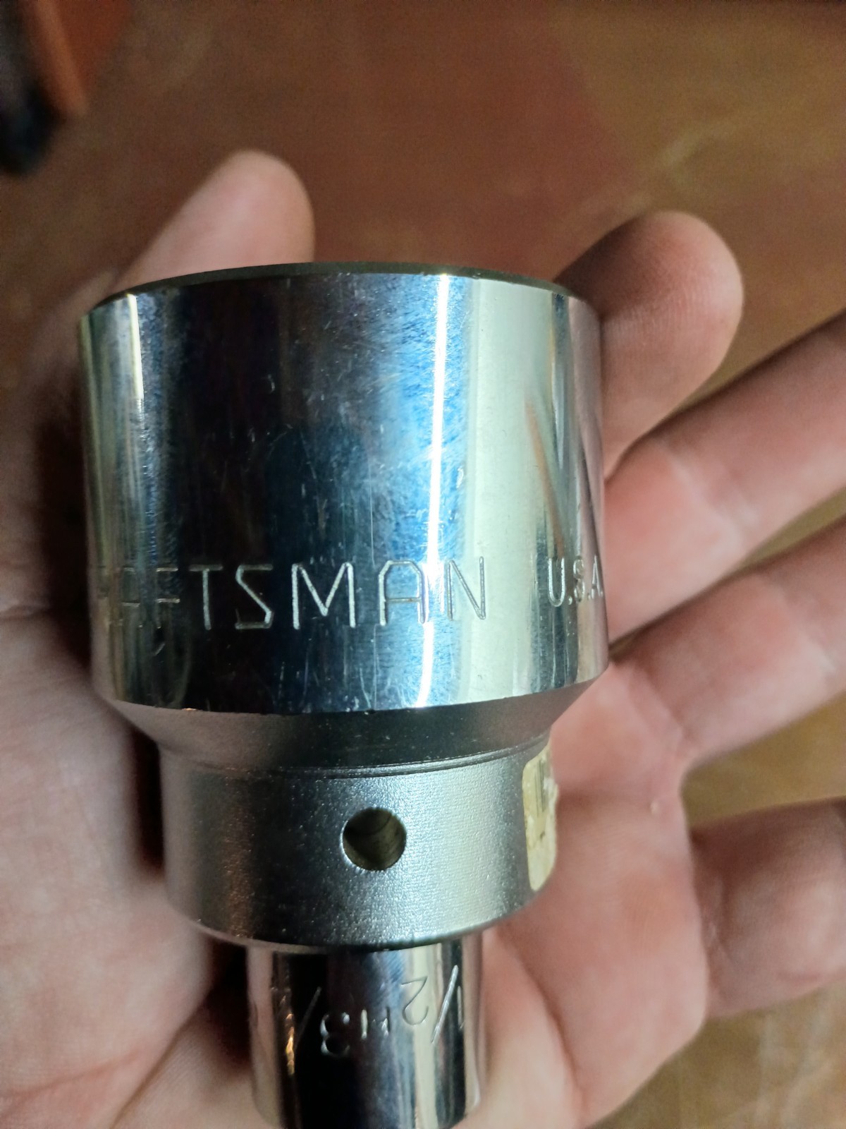 Craftsman 1-1/2” SAE 12 Point Standard Shallow Socket 3/4” Drive With Reducer