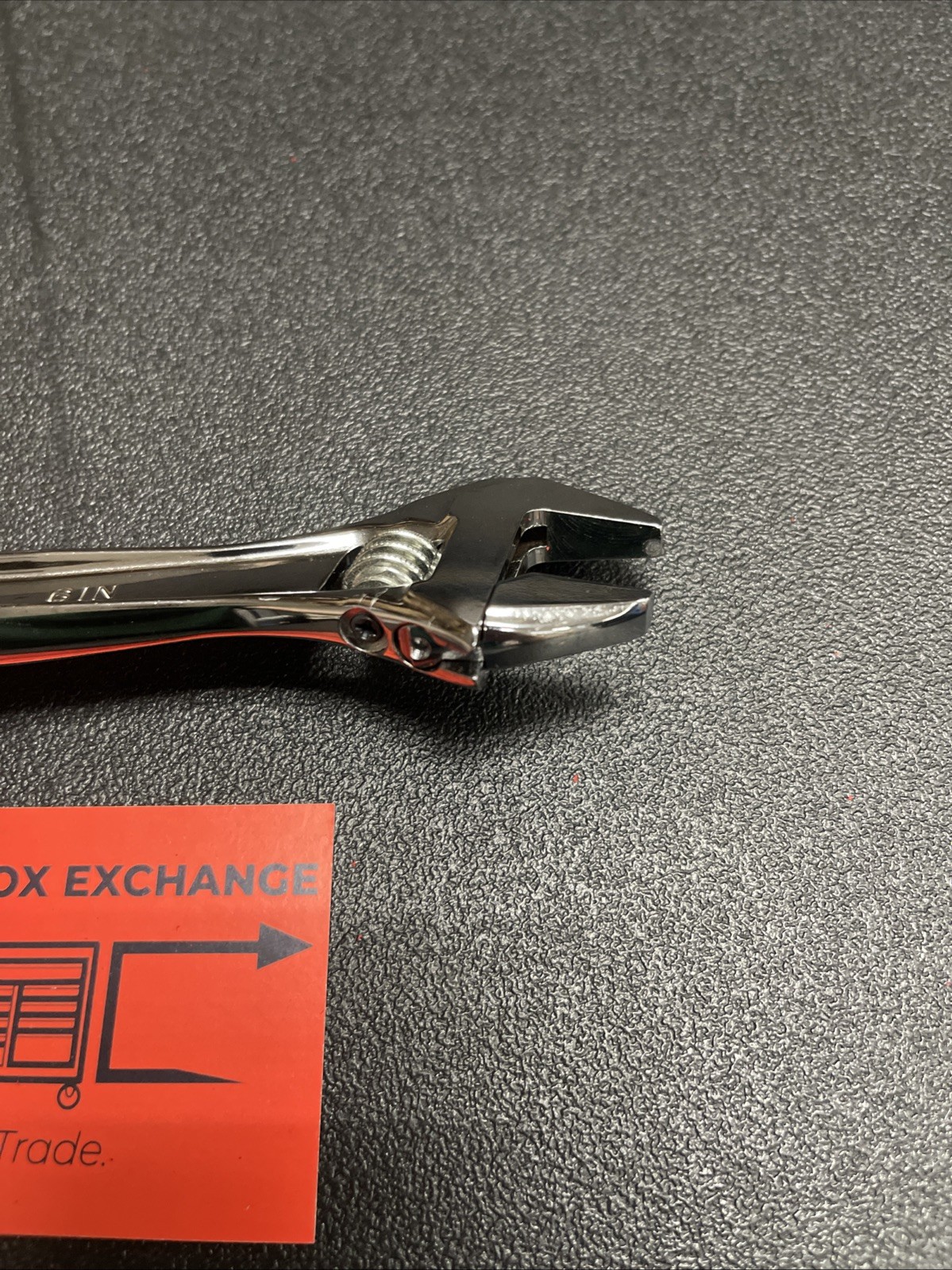 Snap-on Tools 6″ Length Chrome Smooth Jaw Adjustable Wrench AD6BA