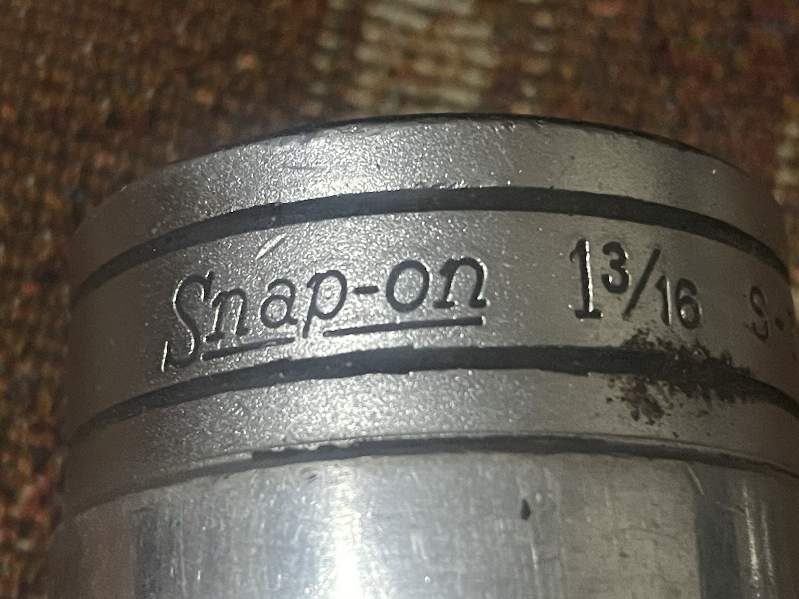 Snap-on S381 SAE 1 3/16″ Deep Well 12pt Socket 1/2” Drive
