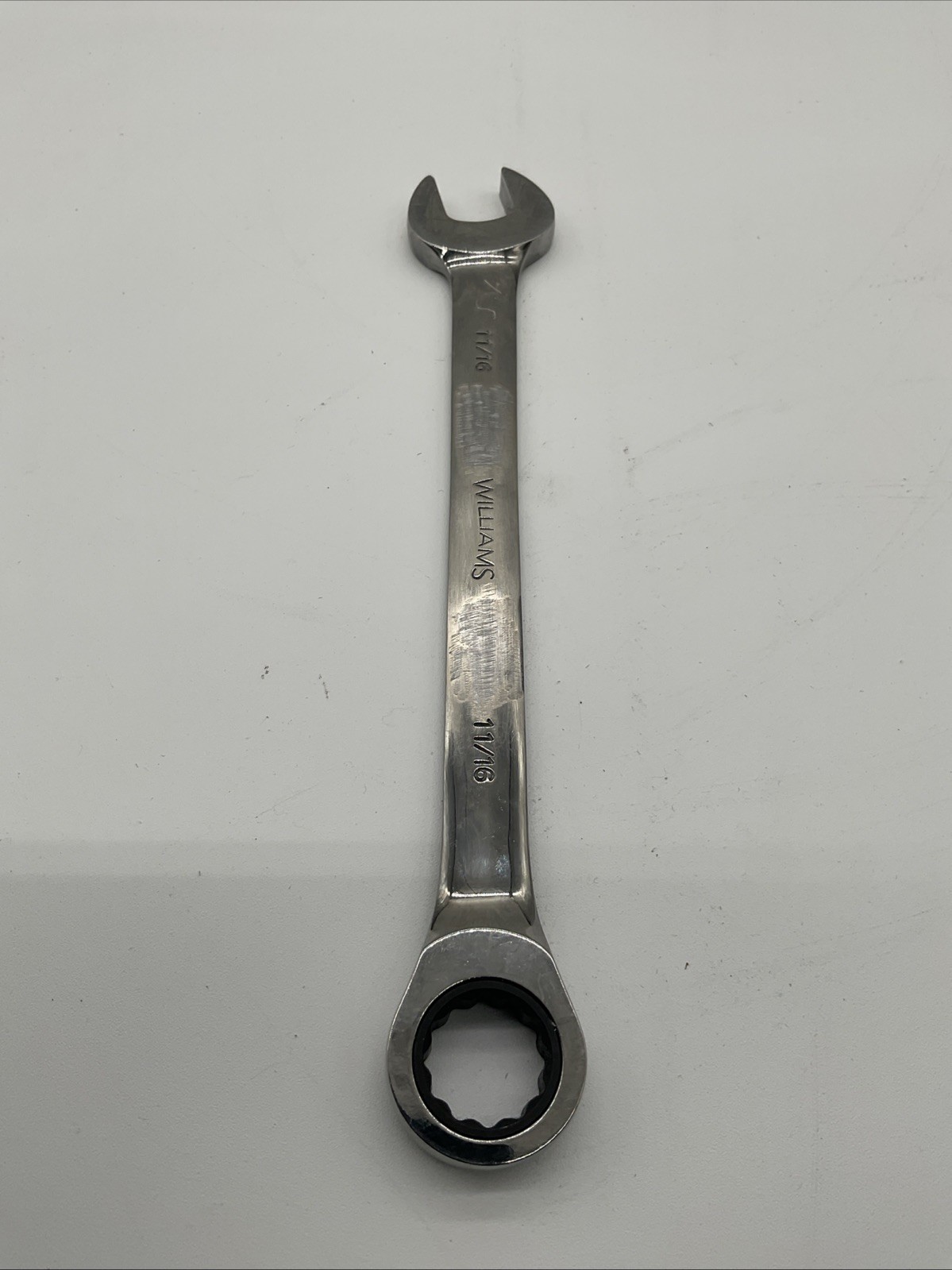 Vintage Williams 11/16” Ratcheting Combination Wrench No.1222NRC!!S1