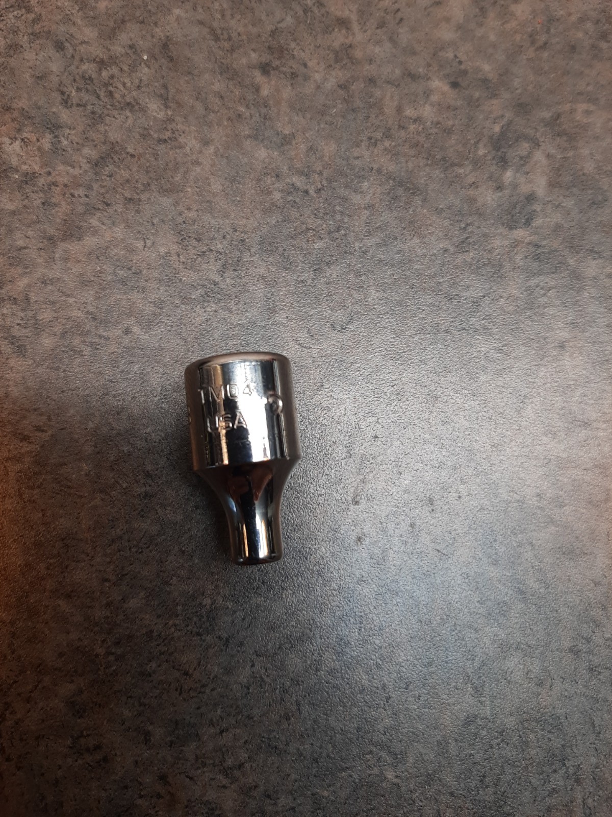 Snap-On tm04 1/8″ 1/4″ drive sae shallow 6 point chrome socket