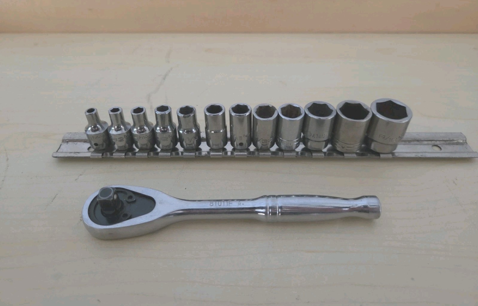 Matco Silver Eagle USA ¼» Drive Socket Set Gearwrench 84 Tooth Ratchet 81011F