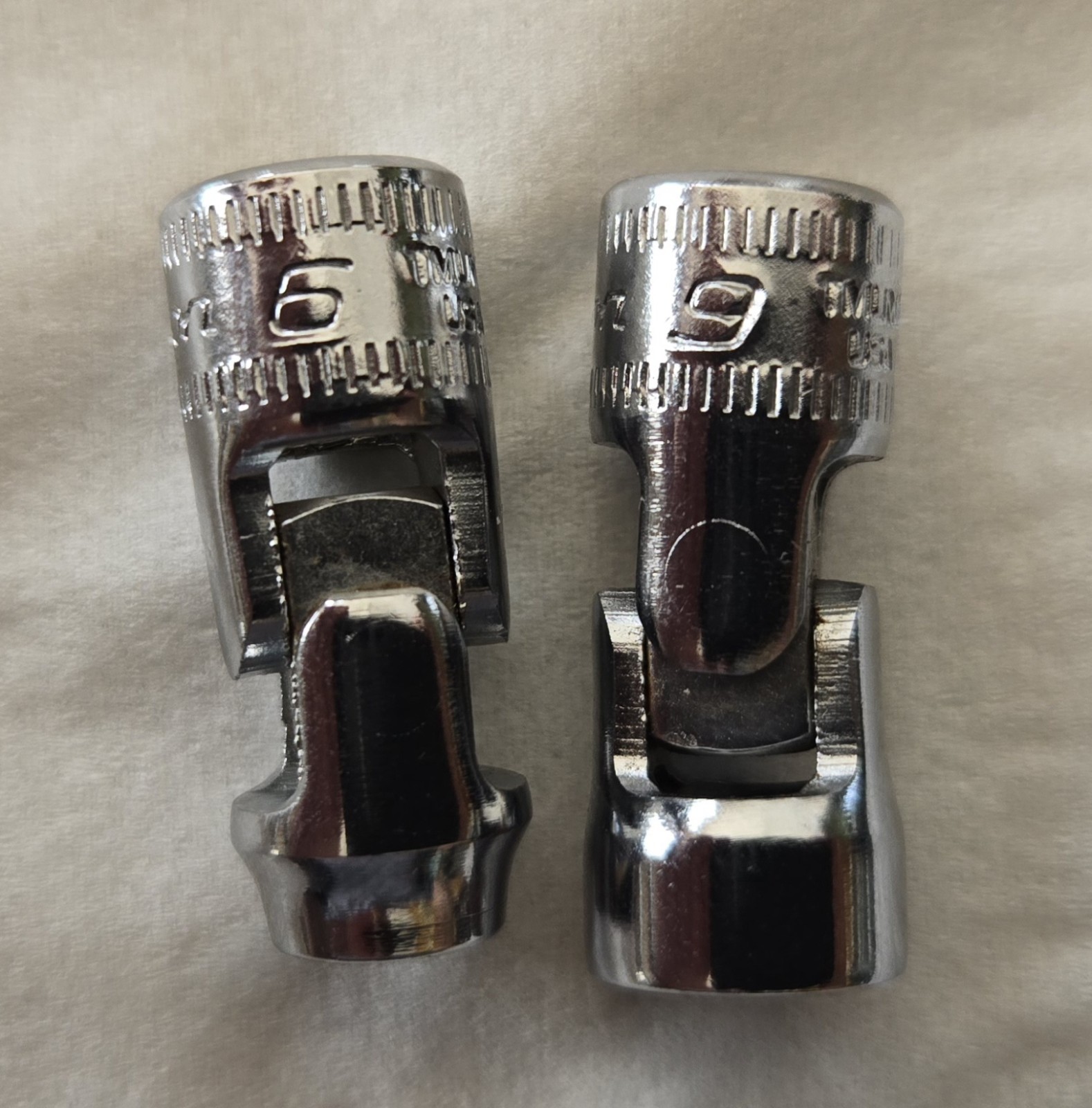 Snap-On 1/4″ Drive TMUM6, & 9 mm Swivel, 2 Piece Socket Set