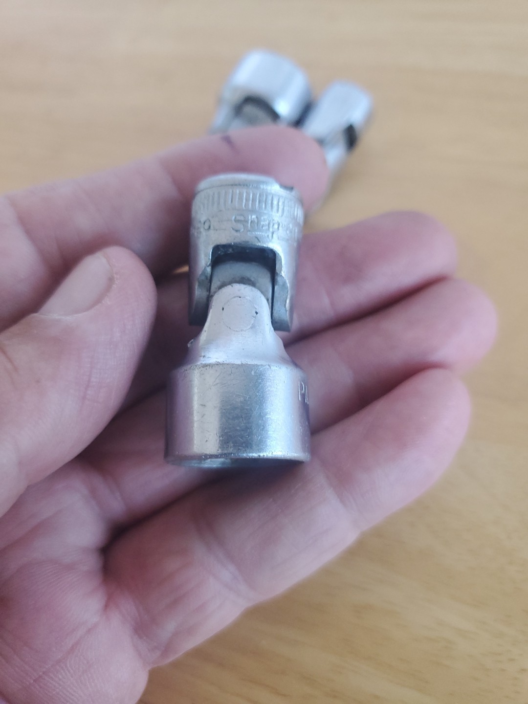 3 Snap On 3/8″DR Swivel Socket Adapters 12pt 11/16″FU22 5/8″F20 7/16″F14 USA