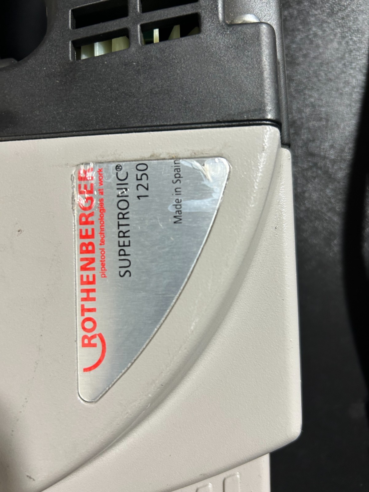 Rothenberger Supertronic 1250 Pipe Threader 1/2 in – 1 1/4*Excellent* RIDGID 600