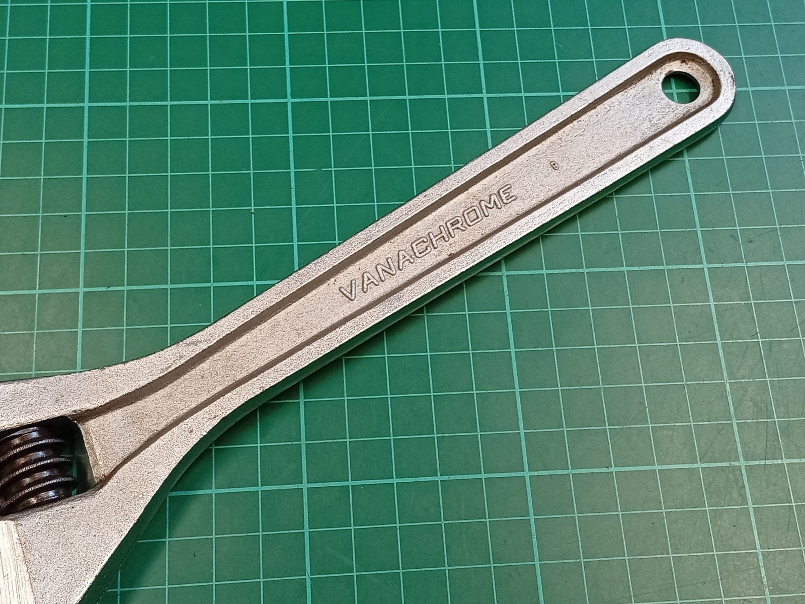 Vintage Facom Vanachrome No113/10″ 10″ Adjustable Spanner, Made In France