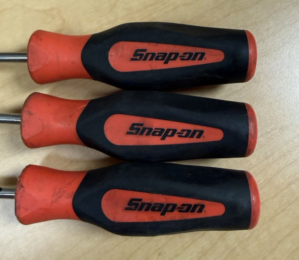 Snap-On Tools Radiator Hose Picks SGA173B, 174B, & 175B Red/Black Handle
