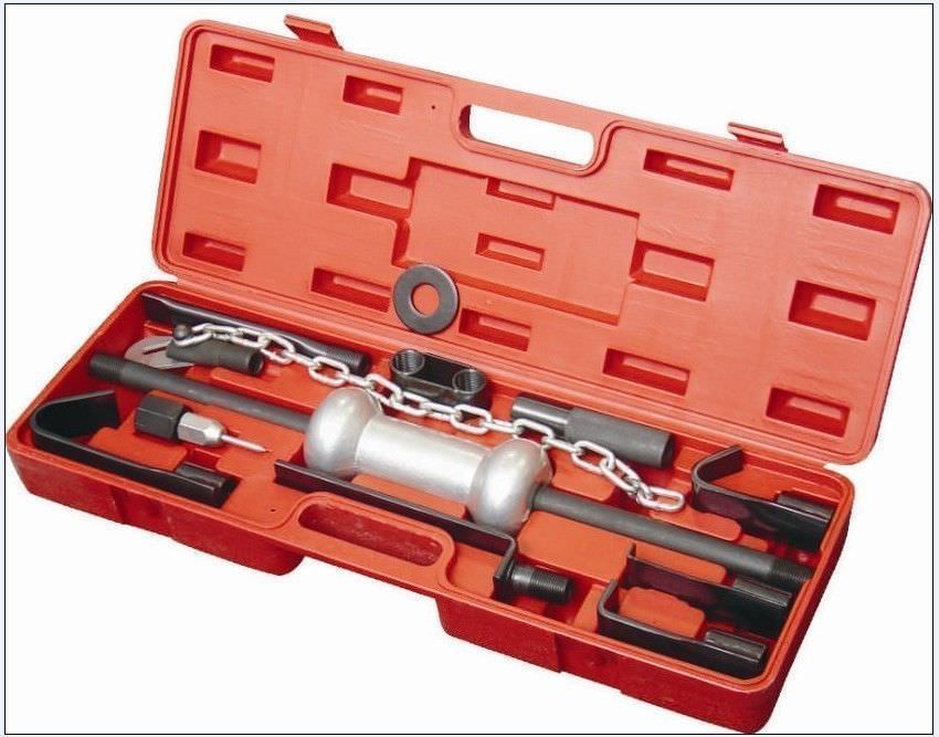 SLIDE HAMMER DENT PULLER 13# 13PC SET AUTO BODY DENT REPAIR BEARING AXEL REMOVER