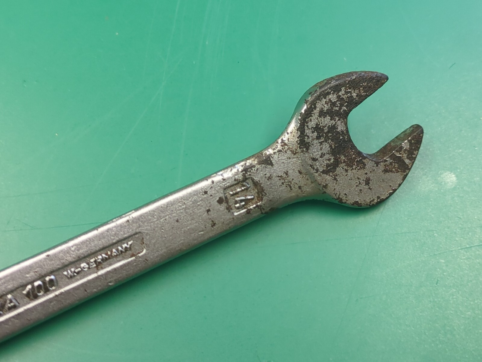 Vintage Elora No100 14mm x 15mm open Ended Spanner Made In West Germany