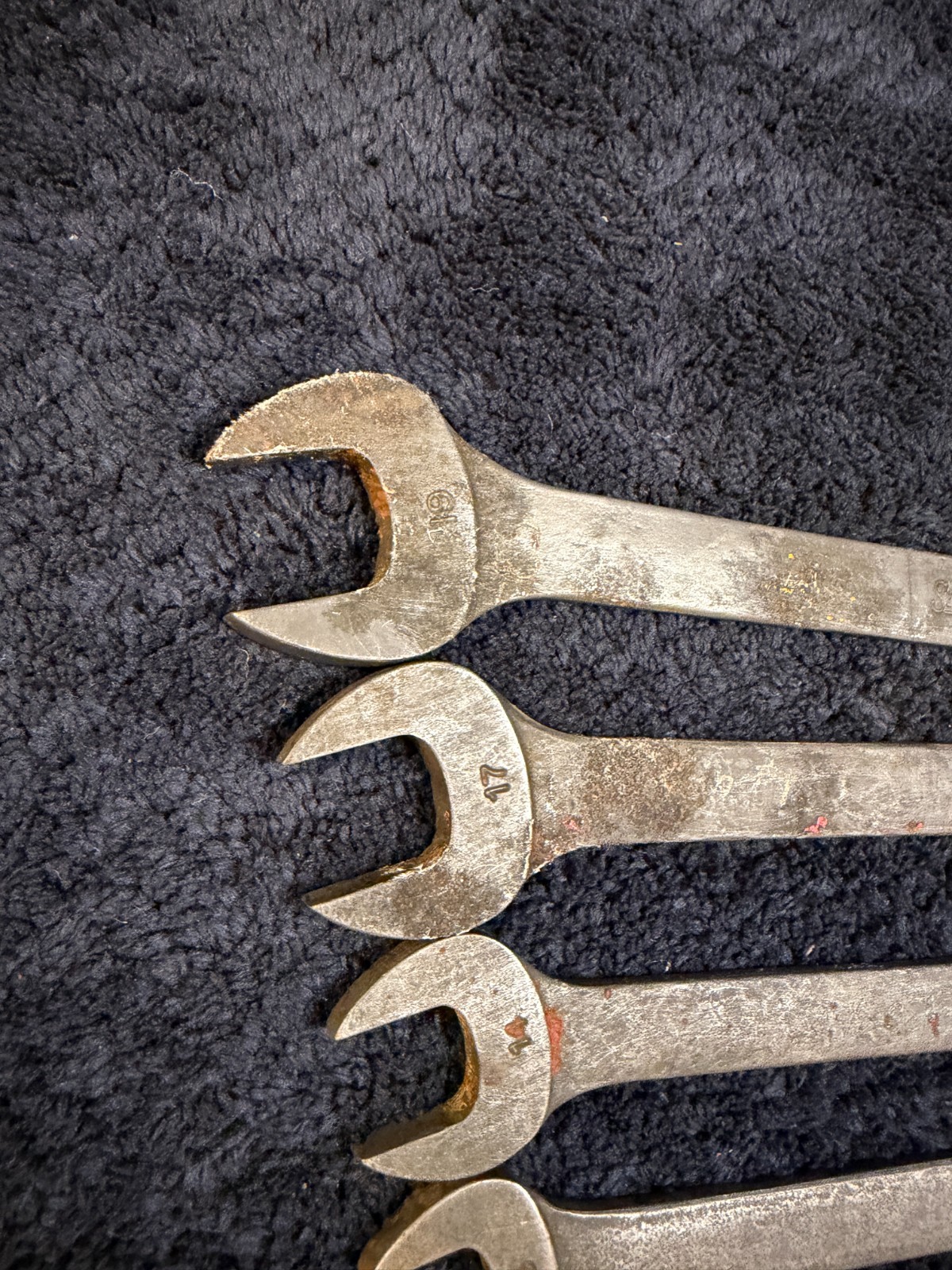 Snap-on 6 Piece Combination Wrench Set, GOEX See description for sizes. USED