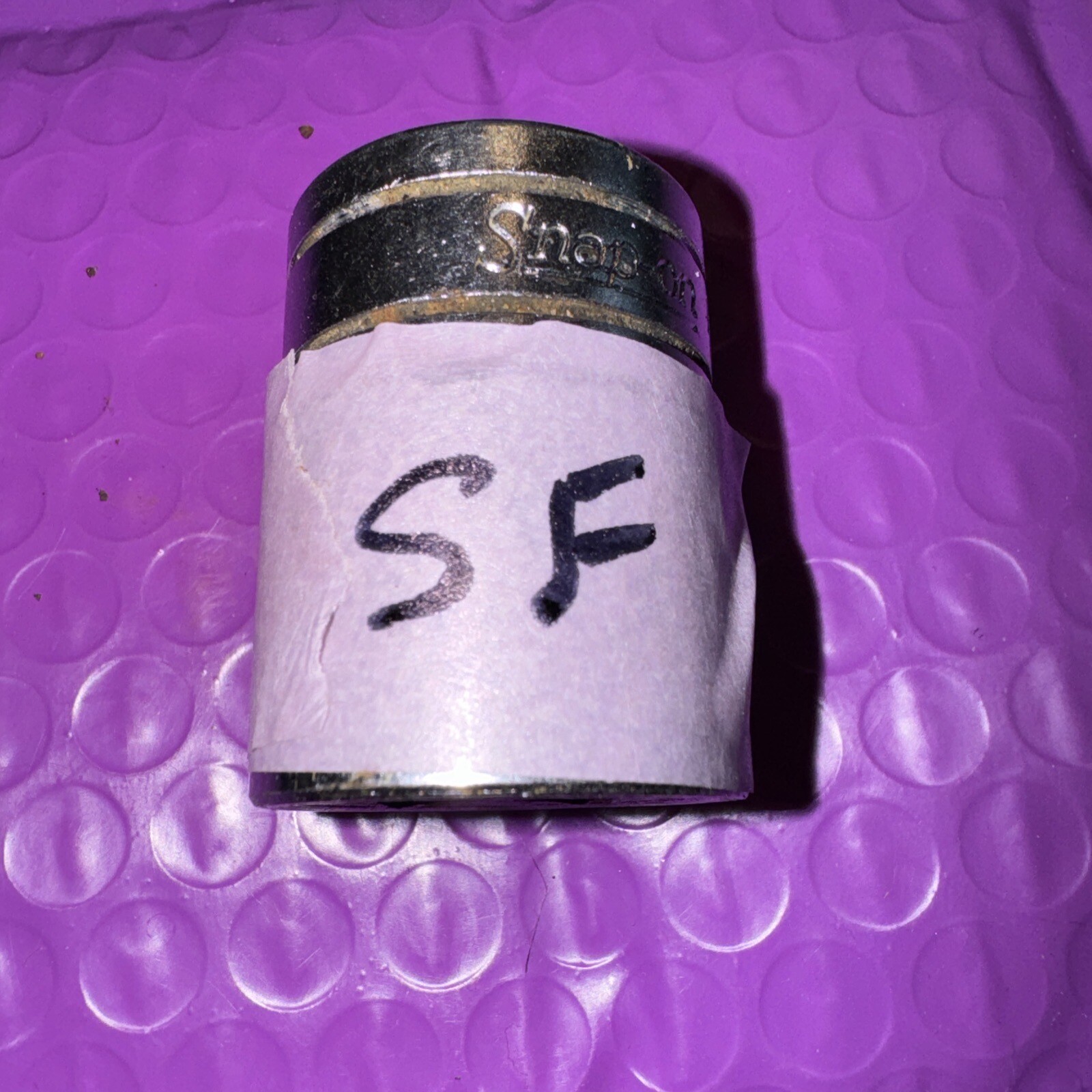 Snap-on TW241 7/8 Inch 1/2 Inch Drive SAE 6 Point Shallow Chrome Socket SF