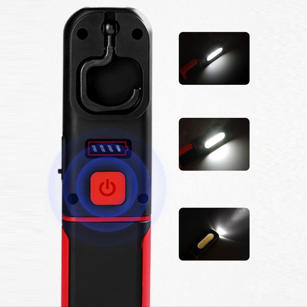 Bright and Portable COB LED Work Light with Magnetic Base Functionality