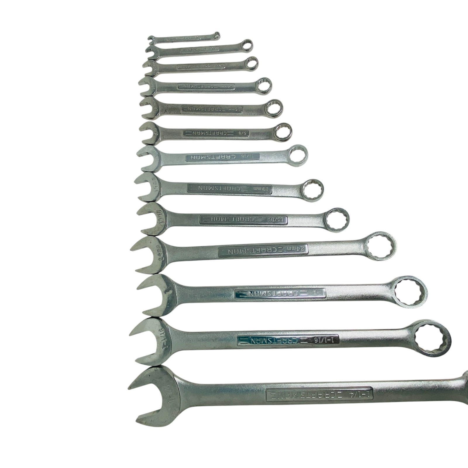 Craftsman USA Wrench Set Heavy Duty 1-1/4″ to 1/4″, Forged in USA, 13 Pcs