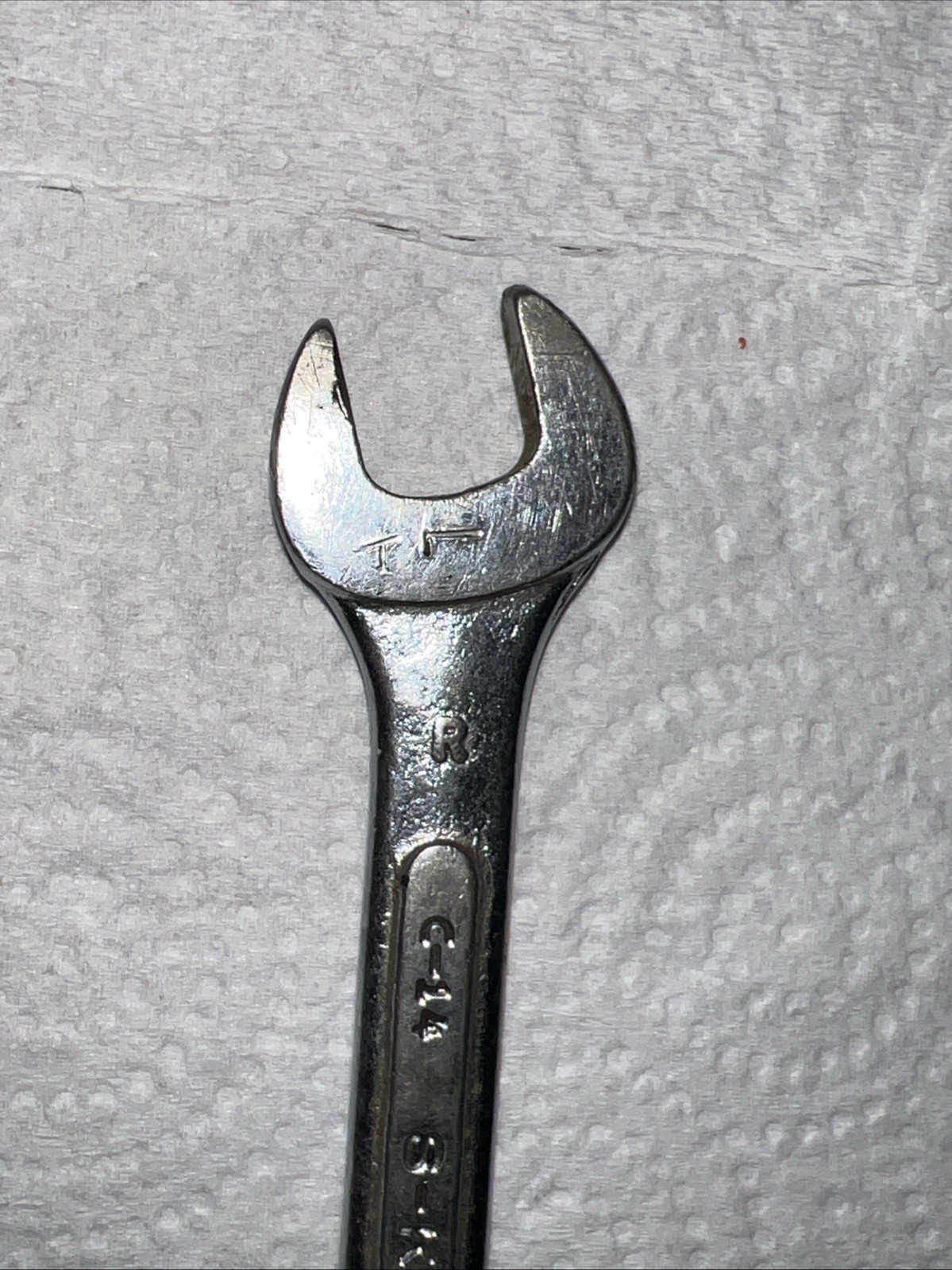 Vintage S-K Wayne C-14 7/16in SAE 12 PT Combination Wrench Vintage SK USA