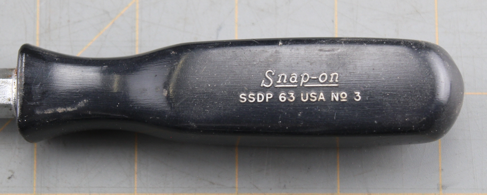 Snap On Tools SDDP63 Black Handle Phillips Screwdriver # 3