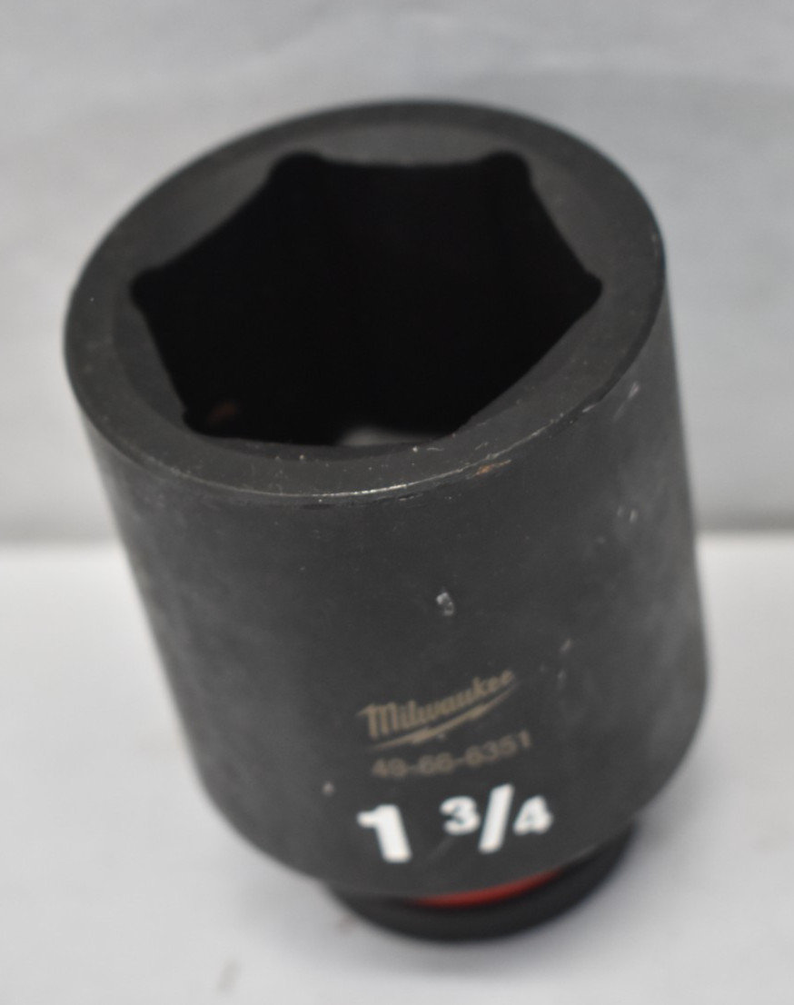 Milwaukee 3/4″ Drive Deep Impact Socket 1-3/4″ 49-66-6351 Black Oxide Finish