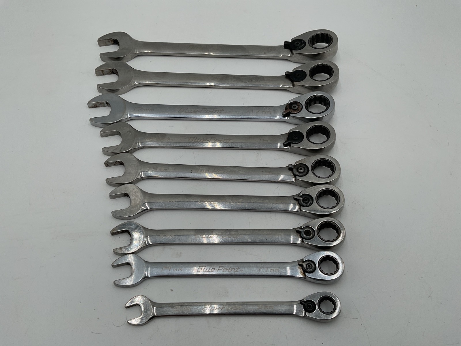 Blue-Point 9pc. Reversible Wrench Set 9, 11, 13-19MM Boerm. Snap-On