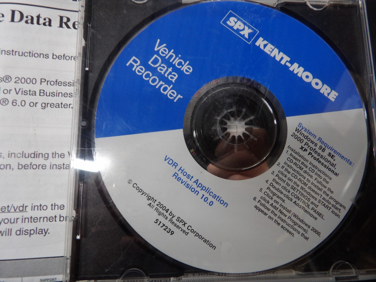 KENT MOORE TOOL J-42598-B Vehicle Data Recorder Kit-Sold As Shown