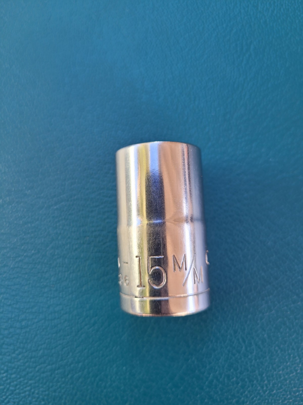 Craftsman 15mm Socket 1/2 Drive 12 Pt – VV- 44236 USA Made Vintage.