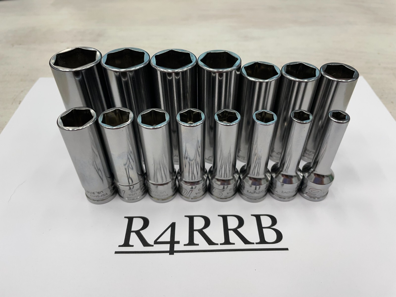 Snap-on Tools NEW 15pc 3/8″ Drive METRIC FDX Deep 6PT Socket BONUS Set 215YSFSMY