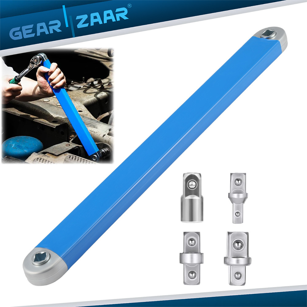 5 in1 Offset Extension Wrench Set Ratchet Spanner Wrench Extender with Unjjzhmmh