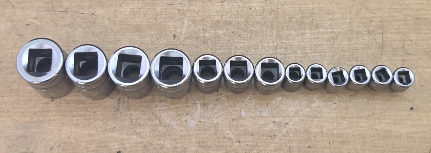 New Snap On 213AFLEY- 13 Pc Combination Drive Inverted TORX Shallow Socket Set