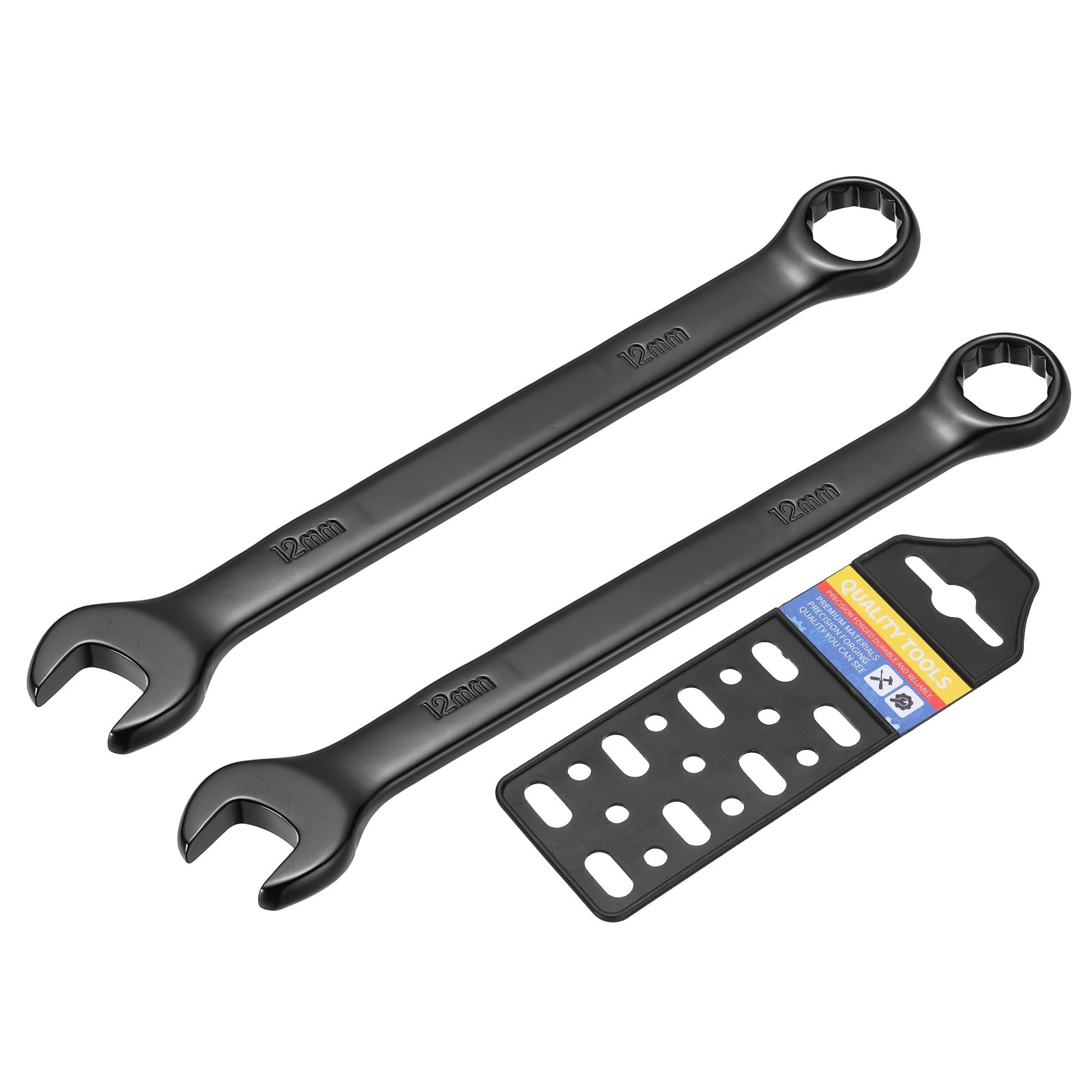 12mm Metric Combination Wrench, | Black CR-V Steel, 2-Pieces
