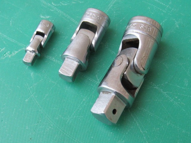 SNAP ON 103UFTS 1/4″ 3/8″ 1/2″ 3 PIECE UNIVERSAL SWIVEL JOINT SET TMU8 FU8A S8