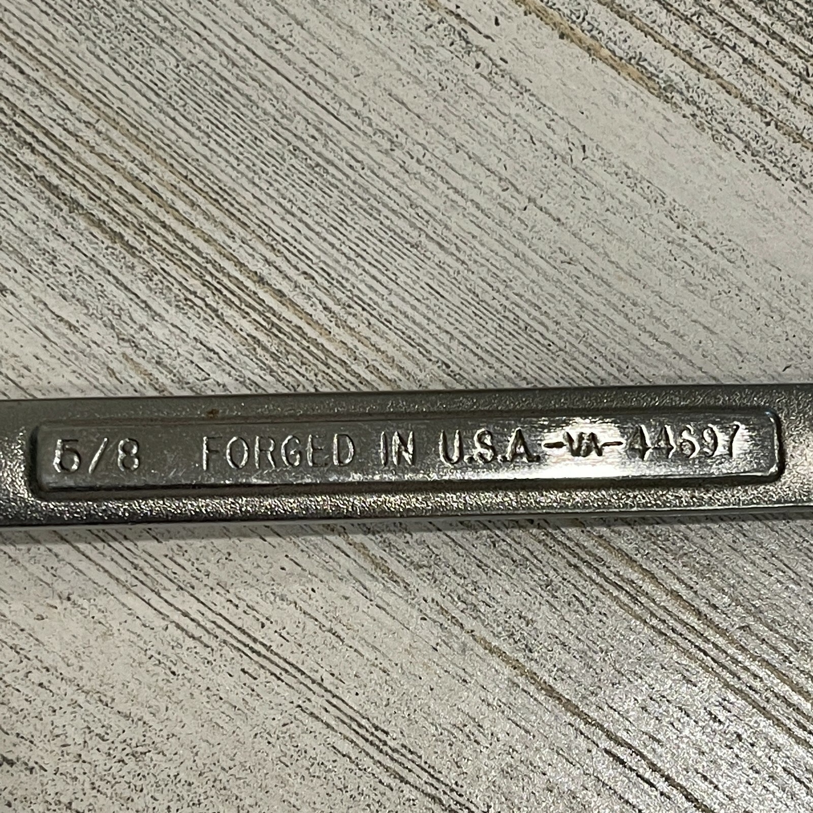 NOS Craftsman 5/8″ SAE Combination Wrench 12 Point -VA- 44697 Forged in USA