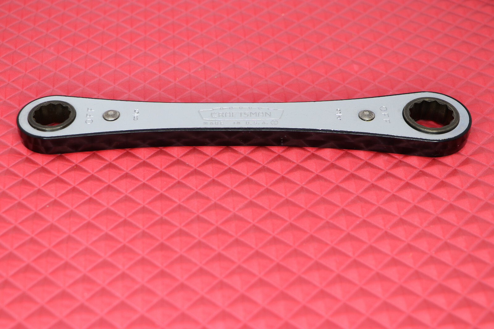 Craftsman 5/8» x 3/4» Ratchet Double Box End Wrench USA