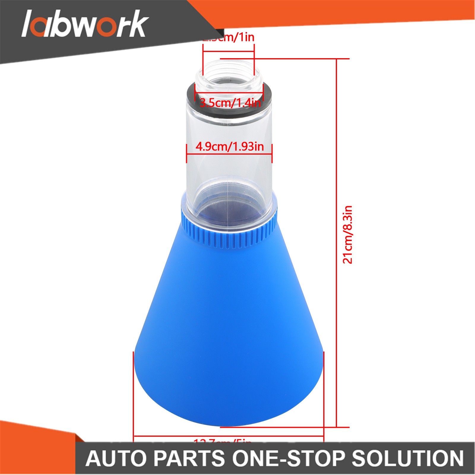 Labwork Locking Oil Funnel for Toyota Lexus Scion Threaded Adapter Fill Tool