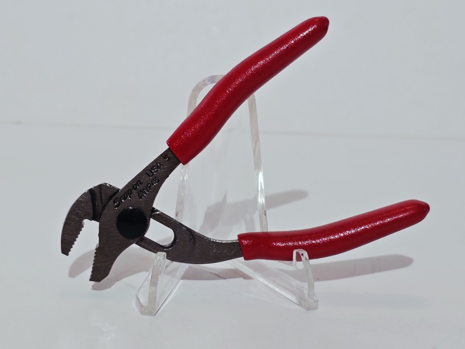 Snap-on Tools USA NEW RED 5″ Adjustable Adjustable Joint Channel Pliers AWP45