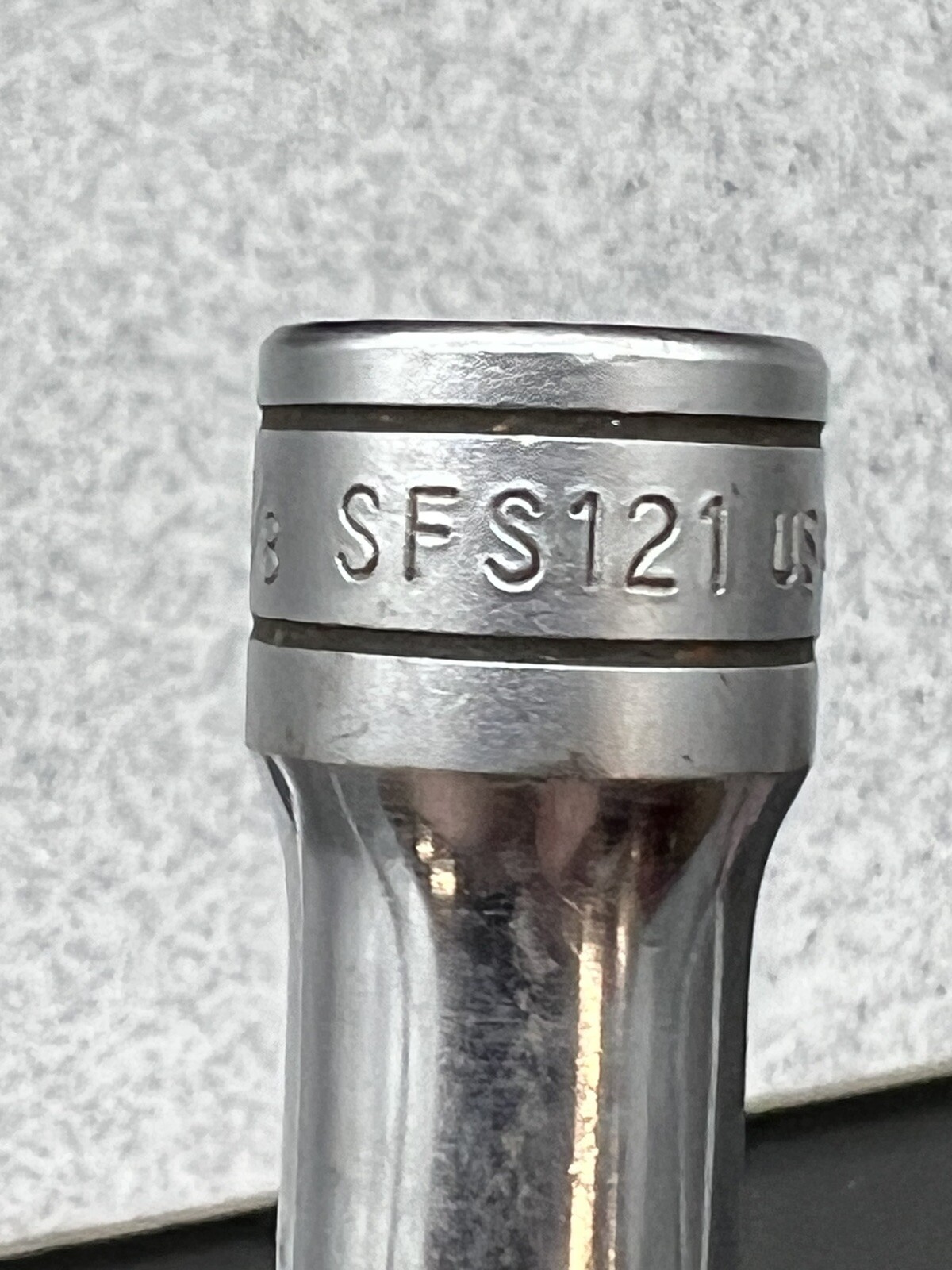 Snap-on Tools SFS121 Deep Socket SAE 3/8in. Chrome 3/8″ Drive 6 Point – USA