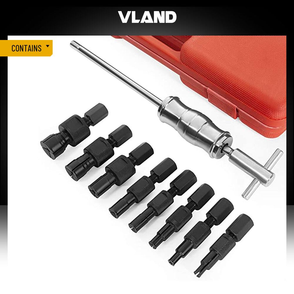 9pc 8-32mm Blind Hole Inner Bearing Puller Set Remover Slide Hammer Internal Kit