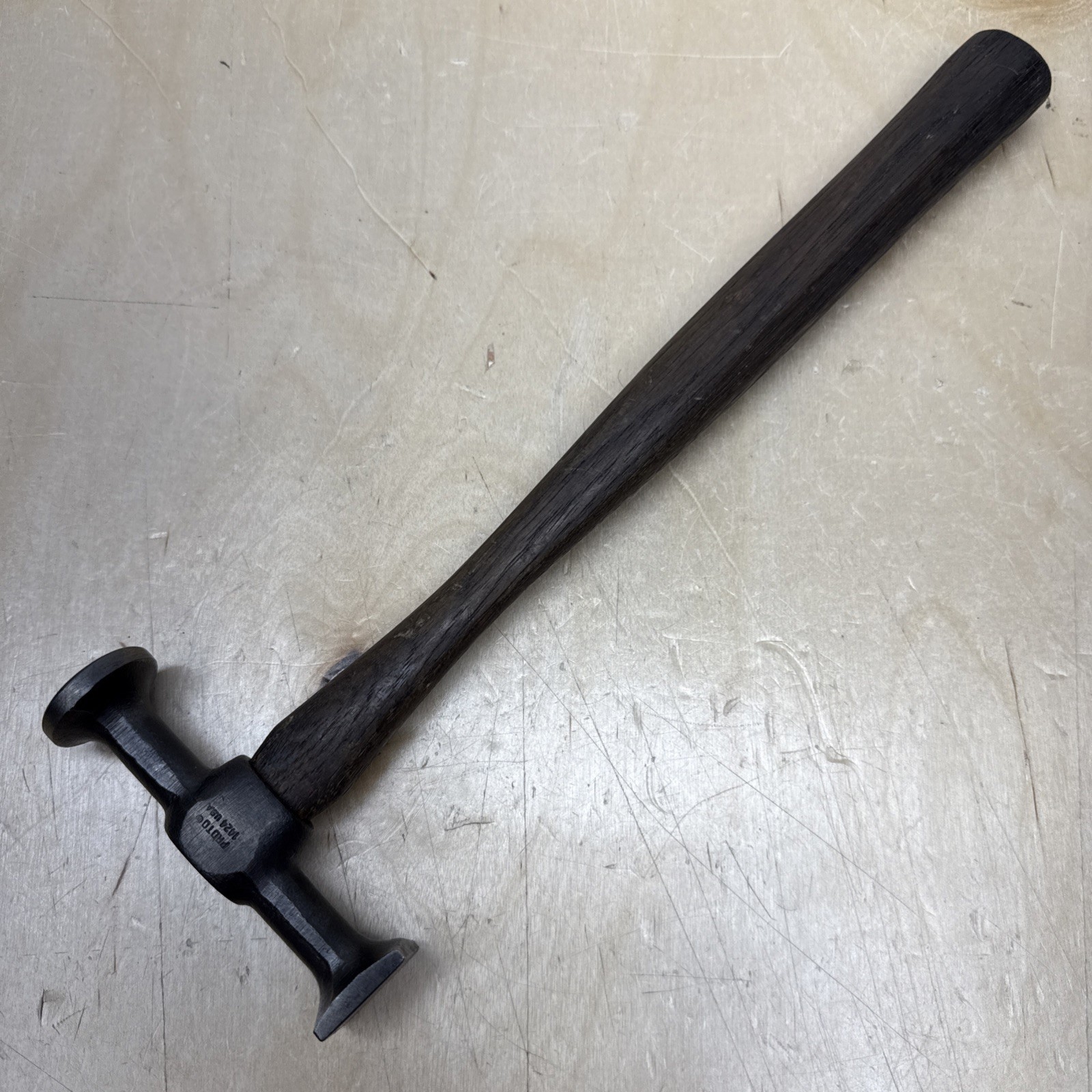 Vintage Proto USA General Purpose 2-Headed Square & Round Auto Body Hammer 1424