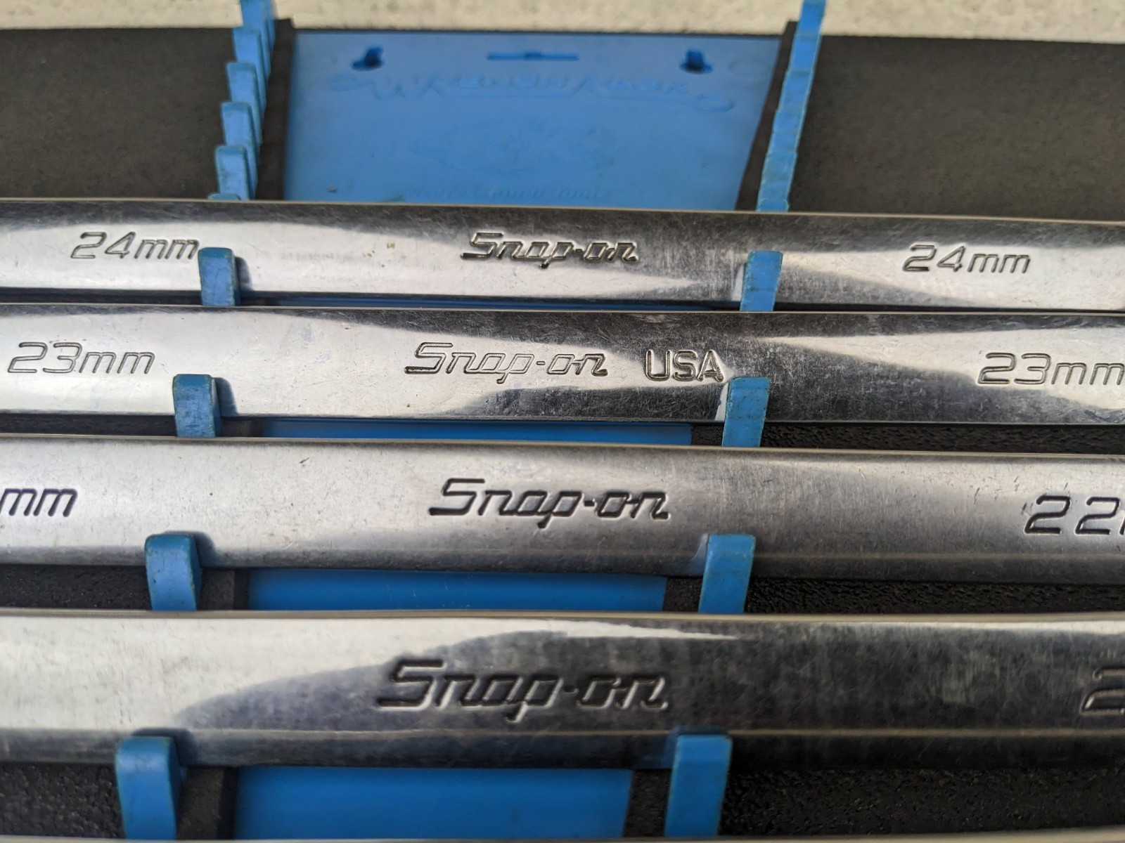 #bp444 Snap-on Tools OEXM705B 12-Point Metric Combination Wrench Set