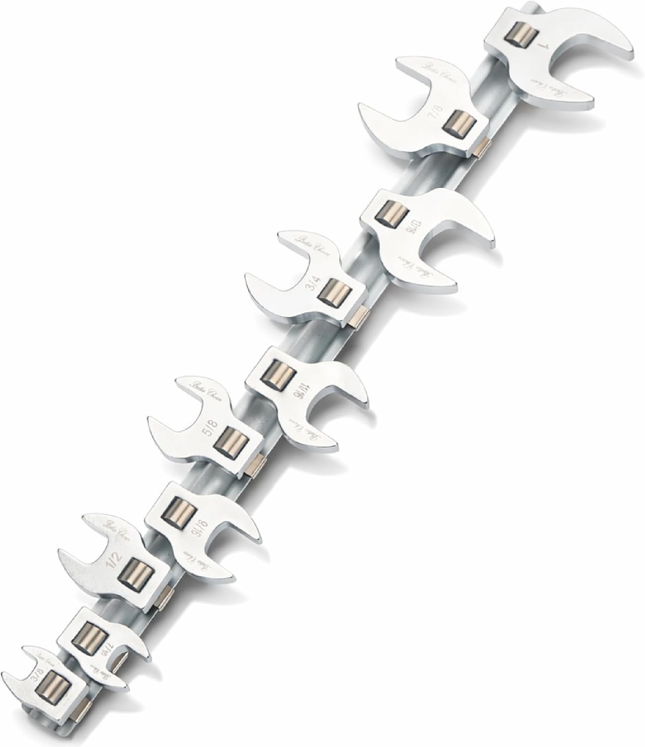 Bates- 3/8″ Drive Crowfoot Wrench Set, 10 pcs, 3/8”-1”, Chrome-Plated Steel, …