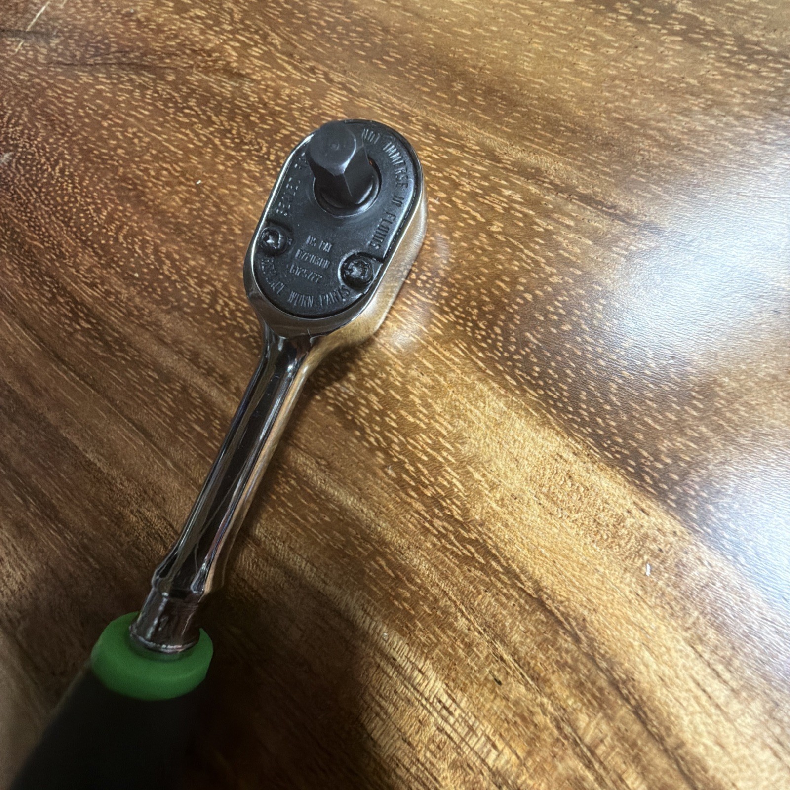 New Snap On THL72 1/4″ Drive Green Soft Handle Ratchet – Free Shipping