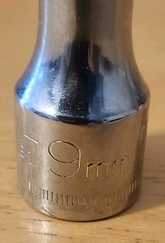 Craftsman Made In USA 12 PT 1/2″ Drive 9, 11, & 19 mm Sockets 44231 44229 44238