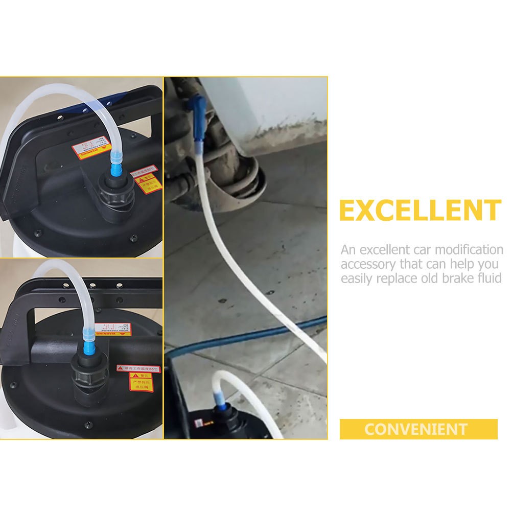 Brake Bleeder Hose Tube Fluid Replacement Equipment Bleeding Kit with Adapter
