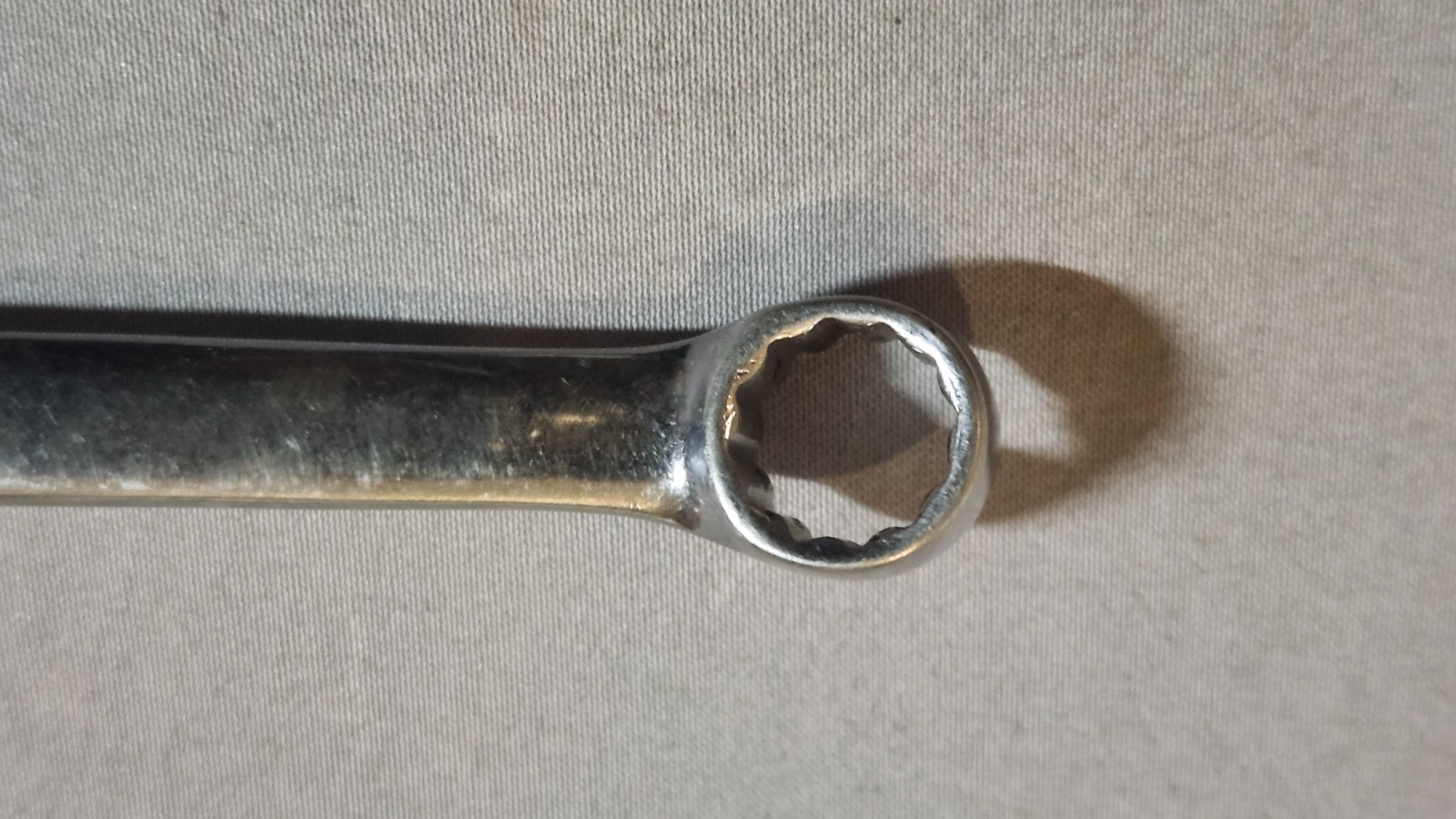 Snap-on OEX120 9/16 x 5/8 Combination Wrench Vintage USA PAT 3273430 Engraved