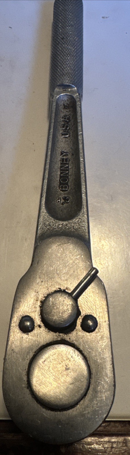Vintage Bonney T35 – 3/8″ Drive Ratchet Made in USA 6 1/2″ Length