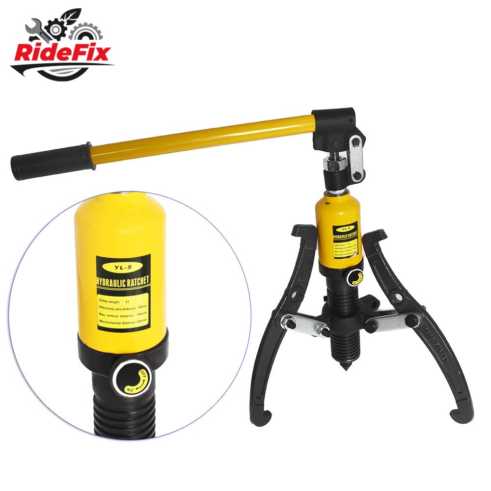3 Jaws 5 Ton Hydraulic Gear Bearing Wheel Bearing Puller Separator Tool Set Kit